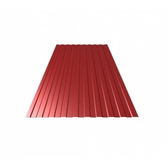 Профнастил C8 1,2x2 м 0,4 мм красно-коричневый RAL 3011