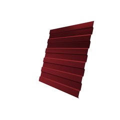 Профнастил C8 1,2x3 м 0,45 мм красно-коричневый RAL 3011