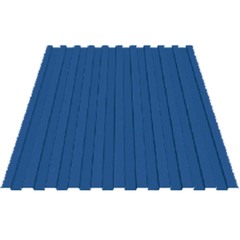 Профнастил C8 1,2x2 м 0,4 мм синий насыщенный RAL 5005