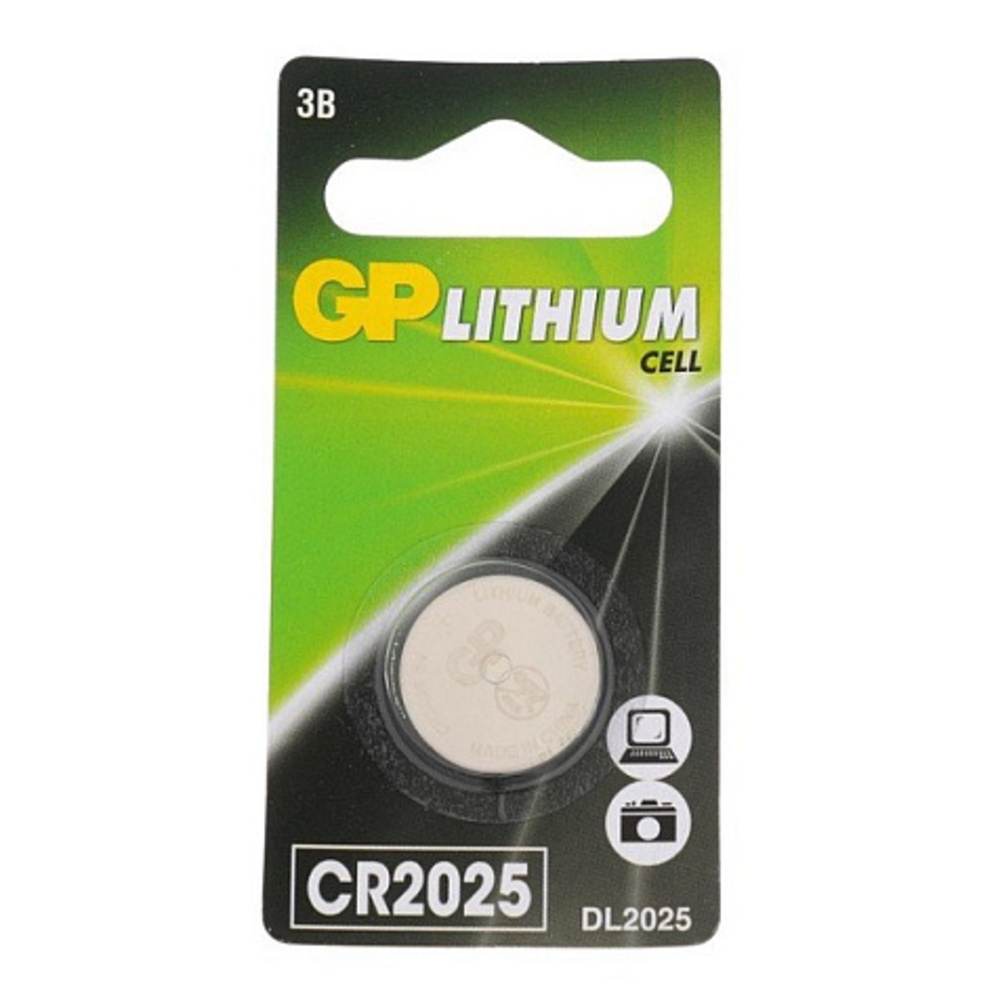 Батарейка GP Lithium CR2025 3 В (1 шт.) — купить в Москве: цены ...