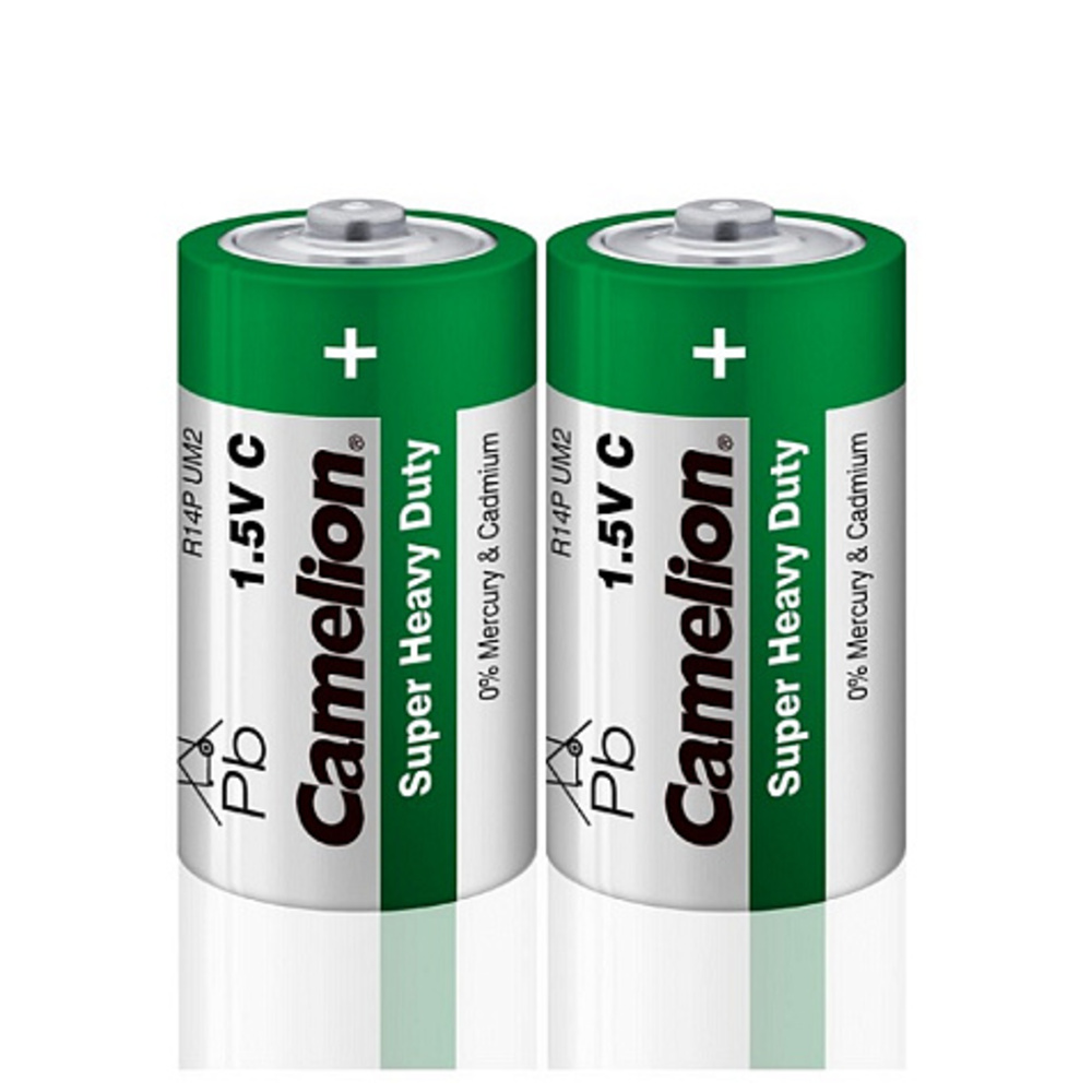 Элемент питания Camelion HEAVY DUTY Green R14/343 BL2 — купить в ...