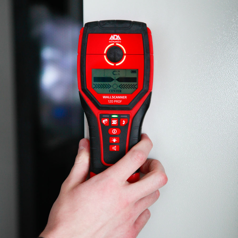 Детектор скрытой проводки ADA Wall Scanner 120 Prof (А00485) — купить в ...