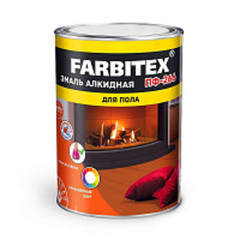 Эмаль ПФ-266 для пола Farbitex желто-коричневая глянцевая 5 кг