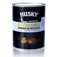 Краска Hasky-Klondike по металлу глянцевая база А 0,9 л