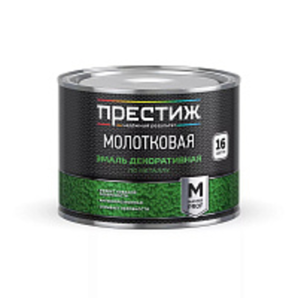 Эмаль Престиж с молотковым эффектом серебристая 0,4 л — купить в ...