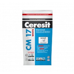 Клей Ceresit СМ 17 для плитки белый 5 кг