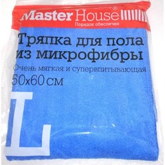 Тряпка для пола MasterHouse, 50х60 см, микрофибра, супервпитывающая, MT02L