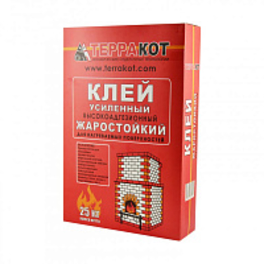 Клей Терракот, усиленный жаростойкий,25кг. — купить в Москве: цены ...
