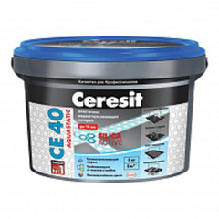 Затирка Ceresit CE 40 aquastatic серо-голубая 2 кг