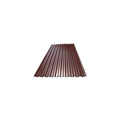 Профнастил С8 1,15х2 м 0,45 мм коричневый шоколад RAL 8017
