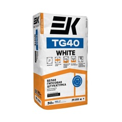 Штукатурка гипсовая ЕК TG40 White белая 30 кг