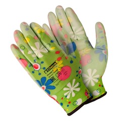 Перчатки для садовых работ полиэстер с полиуретановым покрытием Fiberon цвета в ассортименте