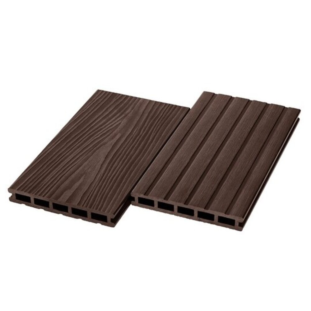 Доска террасная RusDecking Unodeck Mogano 24х165х3000 мм ДПК венге ...