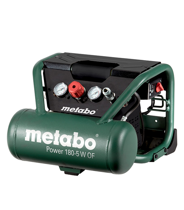 Компрессор безмасляный Metabo (601531000) Power 180-5 W OF 5 л 1,1 кВт компрессор поршневой patriot wo 6 180 безмасляный