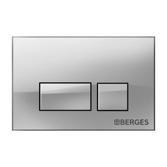Клавиша смыва для инсталляций Berges Element хром глянцевая (041013)