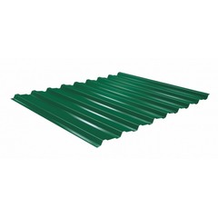 Профнастил С20 0,86х1,6 м 0,5 мм зеленый RAL 6005