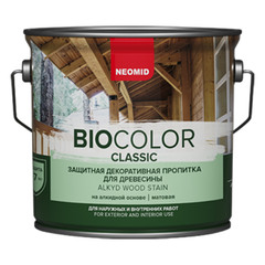 Антисептик Neomid Biocolor Classic декоративный для дерева палисандр 2,7 л