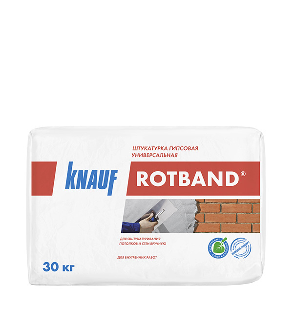 

Штукатурка гипсовая Knauf Ротбанд 30 кг, Не регламентирован