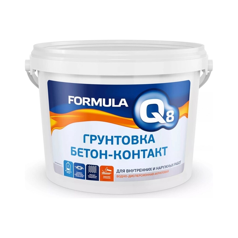 Грунтовка бетонконтакт Formula Q8 1,4 кг — купить в Петровиче в Санкт ...