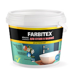 Краска акриловая Farbitex для кухни и ванной 3 кг