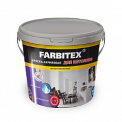 Краска акриловая Farbitex для потолков 6 кг