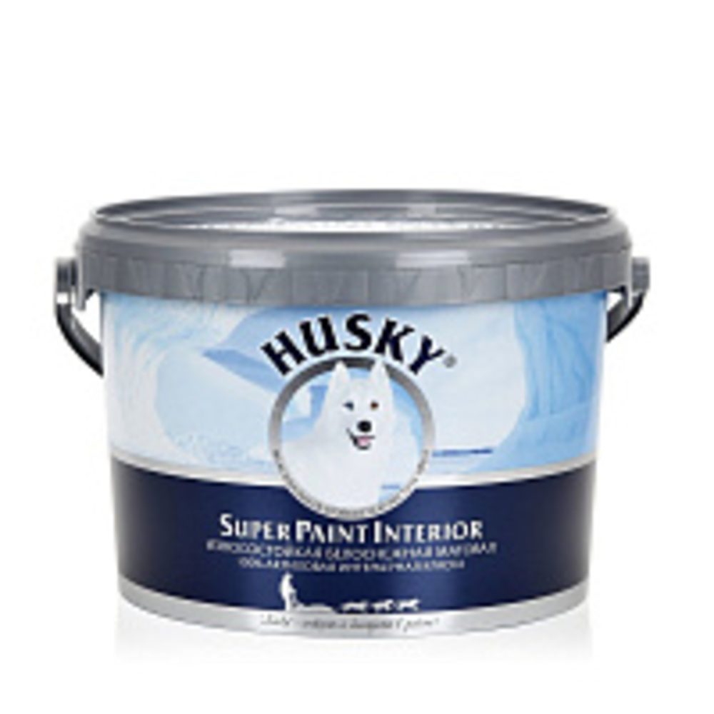 Краска водно-дисперсионная акриловая Husky износостойкая матовая база С ...