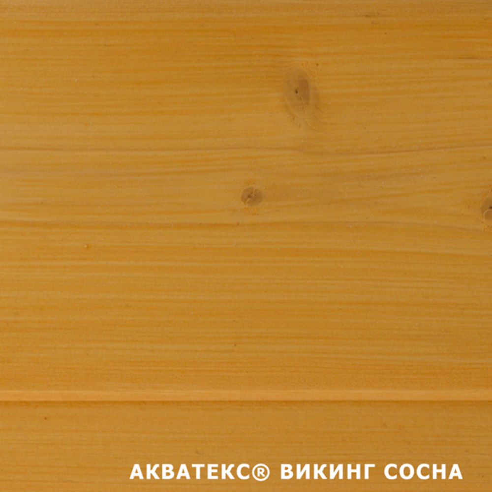 фото Антисептик акватекс викинг декоративный для дерева сосна 0,75 л