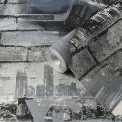 Обои компакт-винил на флизелиновой основе HomeColor Pulse HC71616-41 (1,06х10,05 м)