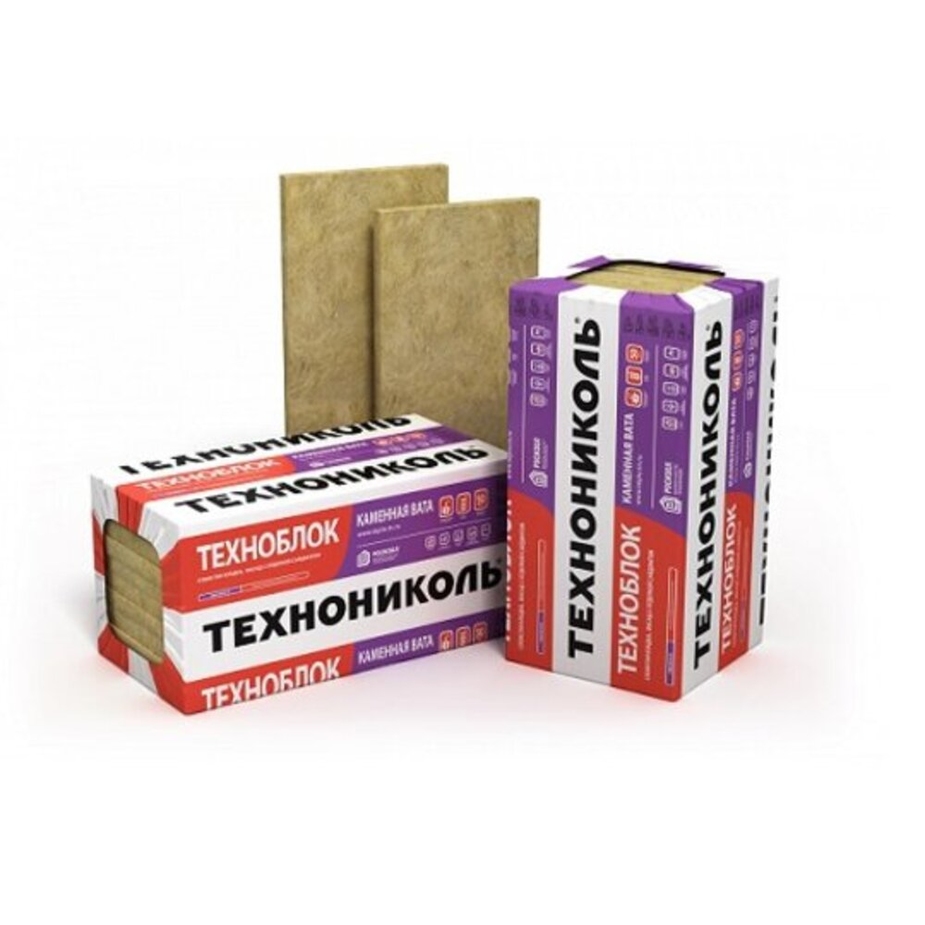 Утеплитель Технониколь Техноблок Стандарт 100х600х1200 мм 4,32 кв.м ...