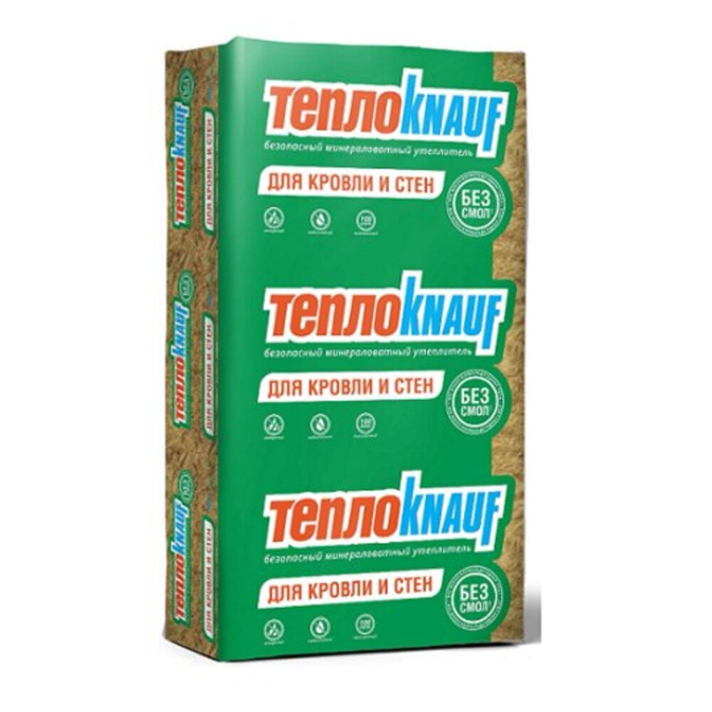 Утеплитель Кnauf минеральная вата 1230х610х100 мм 6 кв.м — купить в ...