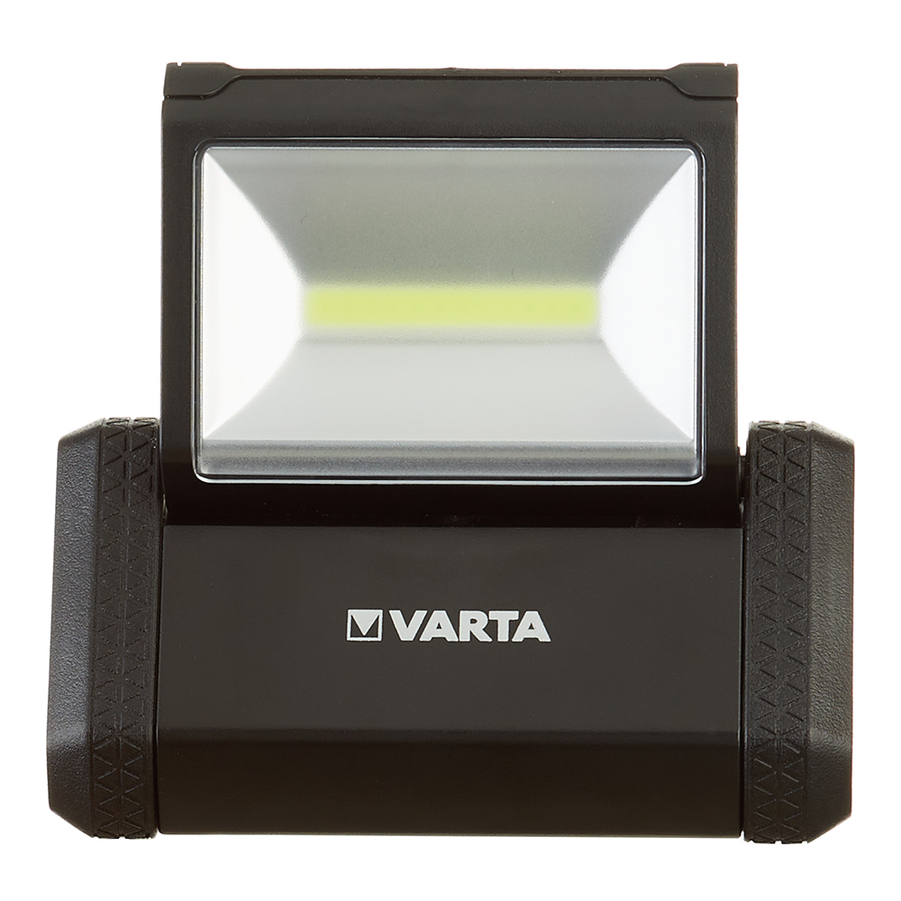 фото Фонарь ручной varta area work flex (17648101421) светодиодный 1 led 3,5 вт на батарейках aa abs-пластик ударопрочный