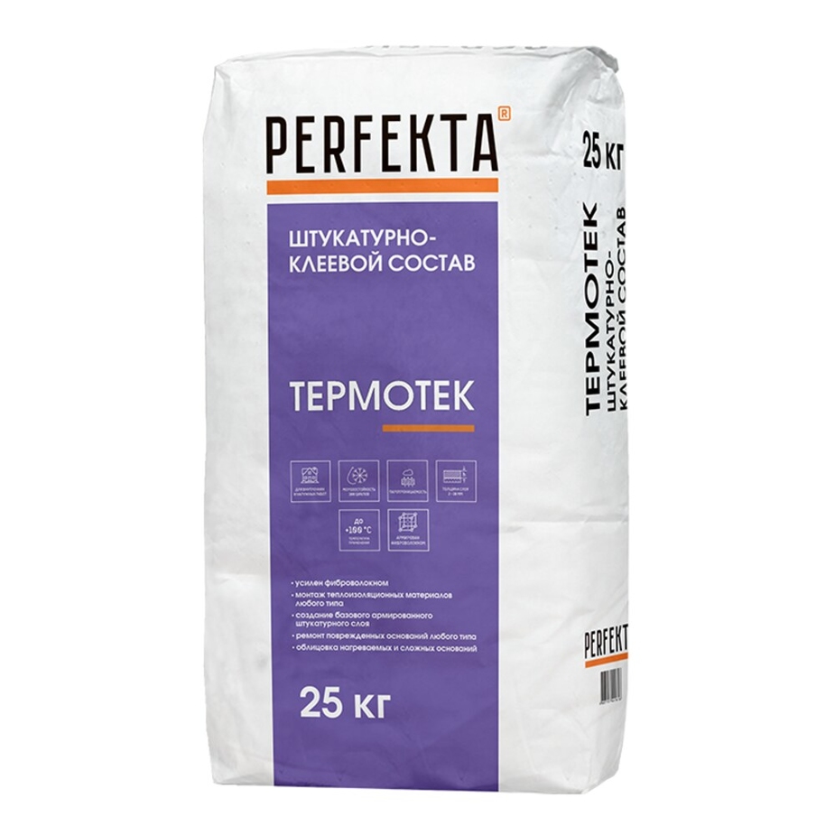 Штукатурно-клеевая смесь для теплоизоляции Perfekta Термотек 25 кг ...