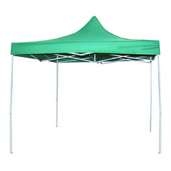 Тент--шатер Отдых раздвижной 3 х 3 х 2,5м зеленый