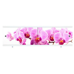 Экран для ванны Ультралегкий Арт Дикая орхидея 1,68 м