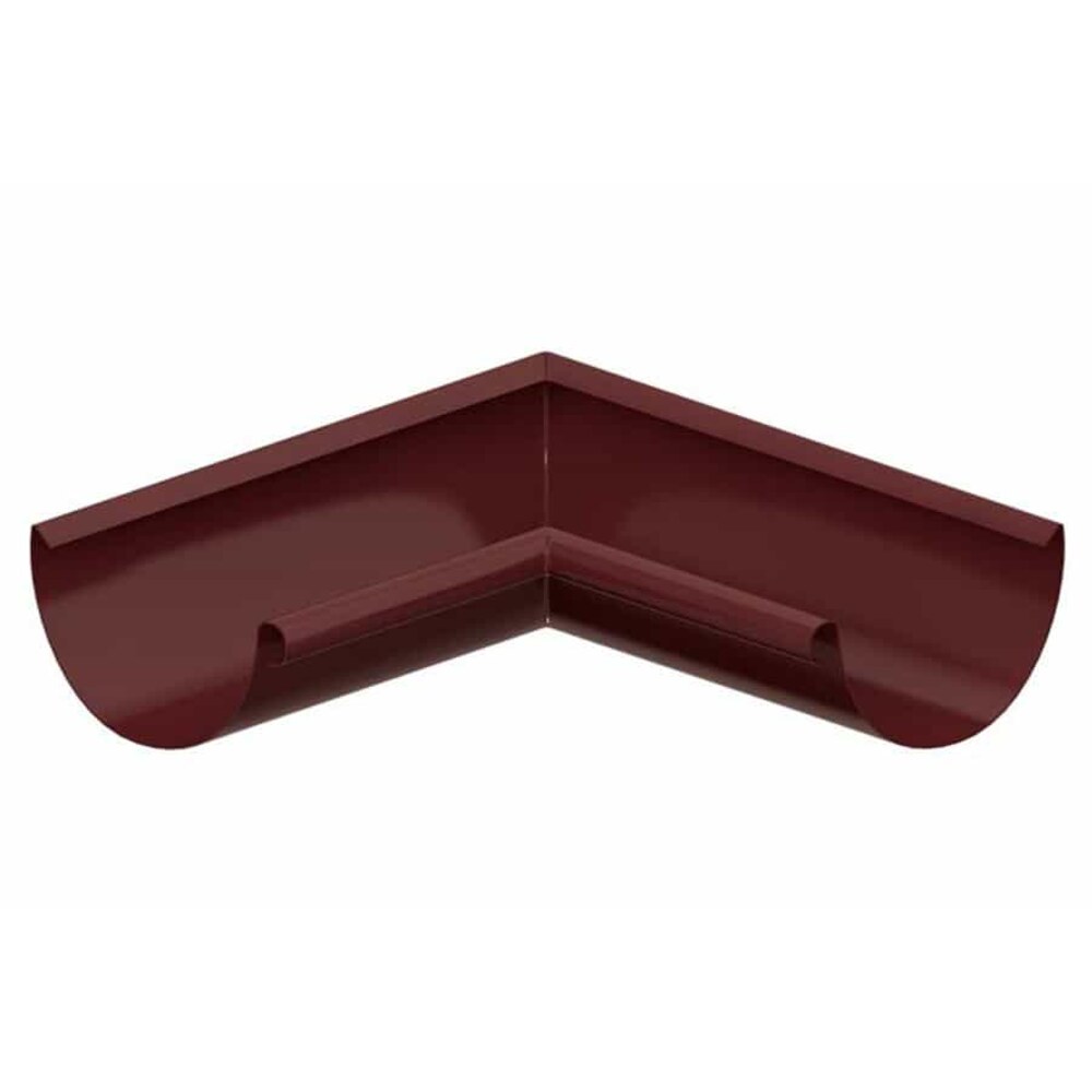 Угол желоба Металл Профиль металлический внутренний d150 мм коричневый ...