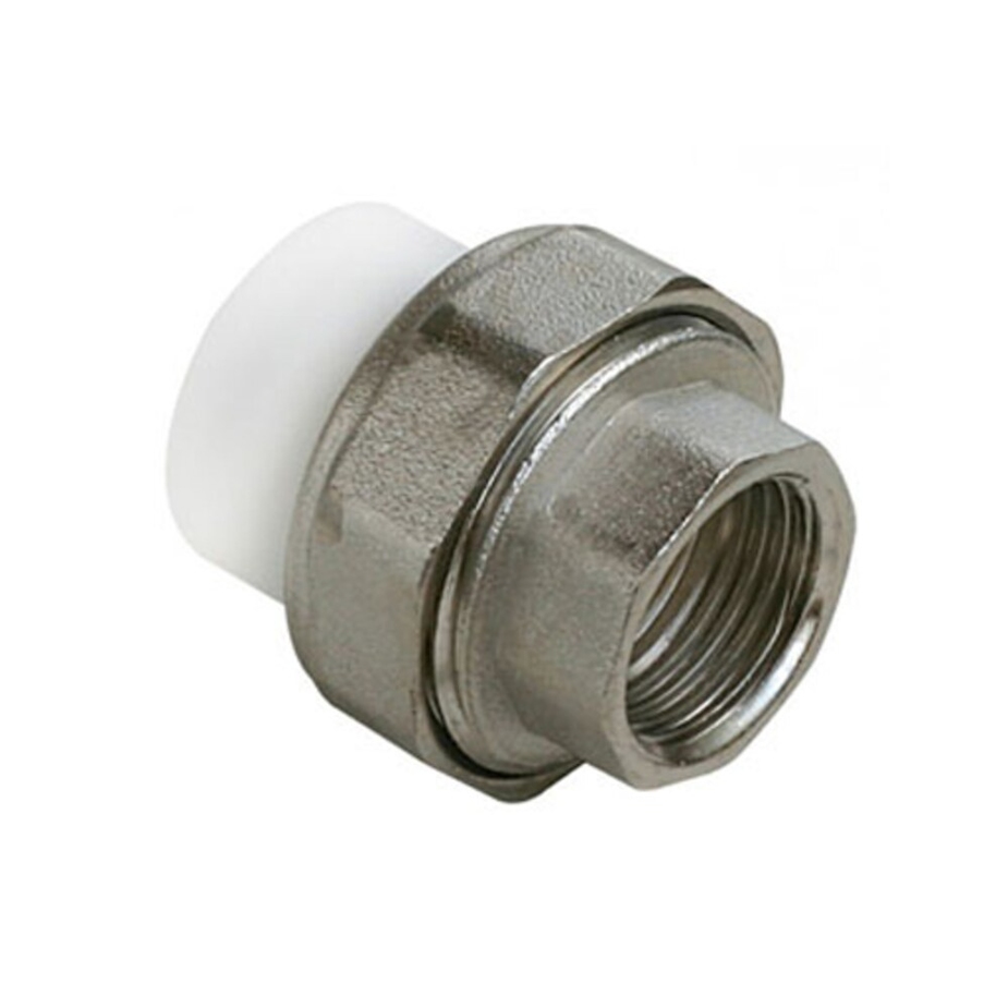 Муфта полипропиленовая комбинированная (американка) 3/4 (ВР)х20 мм ...