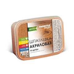 Шпаклевка акриловая Farbitex Profi Wood по дереву махагон 0,25 л