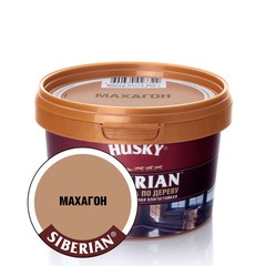 Шпатлевка акриловая Hasky Siberian по дереву махагон 0,4 кг