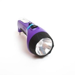 Фонарь светодиодный аккумуляторный Фотон РМ-5000, 3 Вт, 10 светодиодов, 2 режима, фиолетовый