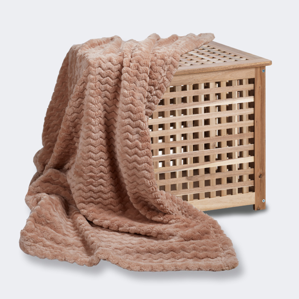Плед микрофибра 180х200 см Ecotex Modern кофейный — купить в Санкт ...