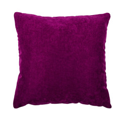 Подушка декоративная 40х40 см Традиция вельвет фиолетовая (5071)