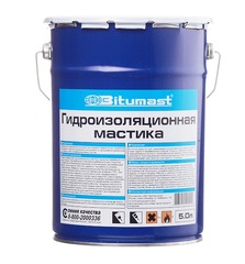 Мастика гидроизоляционная Bitumast 4,2 кг/5 л
