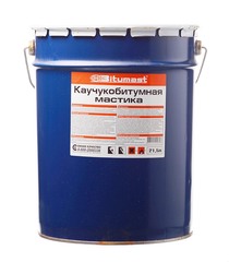 Мастика каучукобитумная Bitumast 18 кг/21,5 л