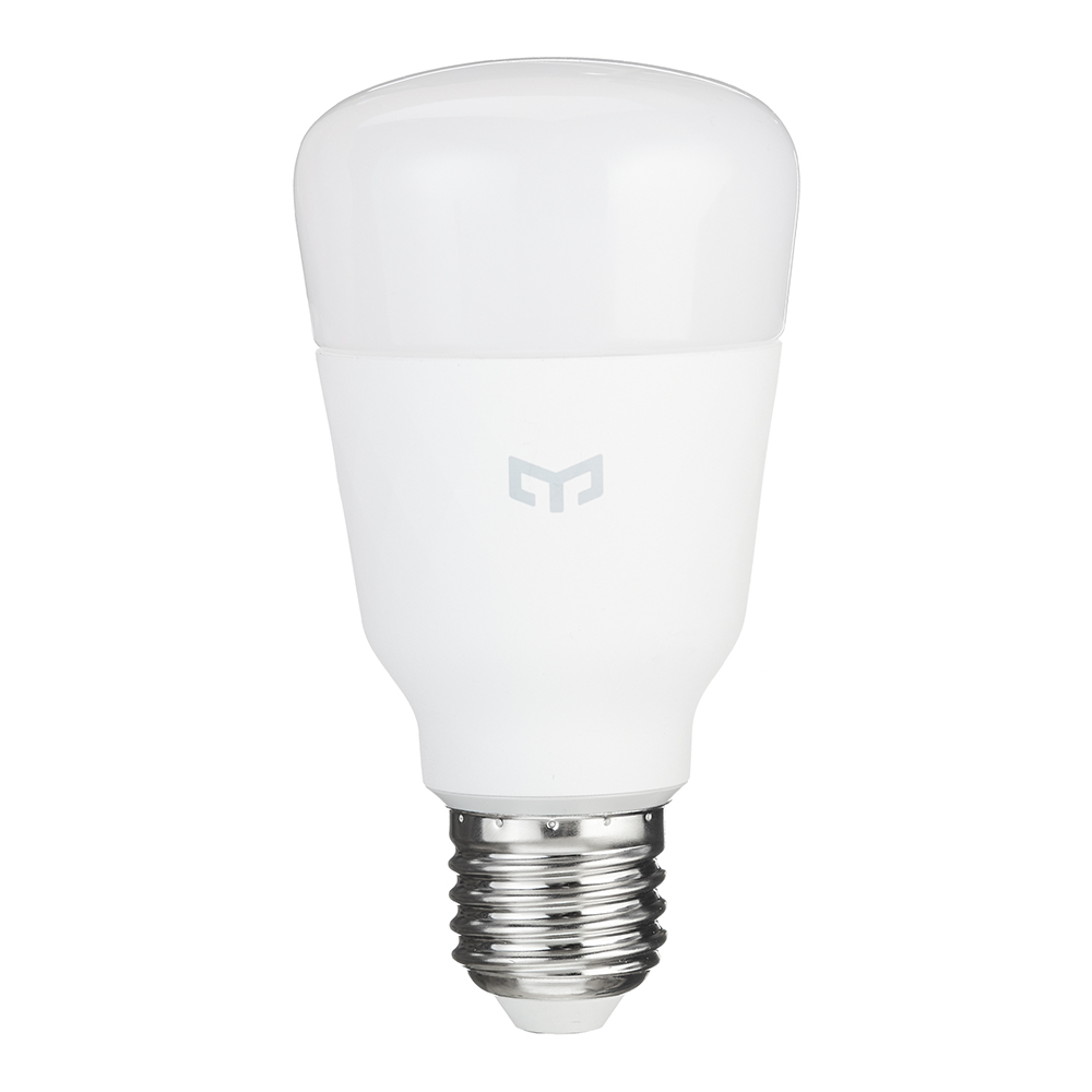 фото Лампа светодиодная yeelight smart home белая (ygyc0120002wteu) 8 вт e27 цилиндр t140 900 лм 2700к холодный свет 180-260 в для светильников матовая диммируемая