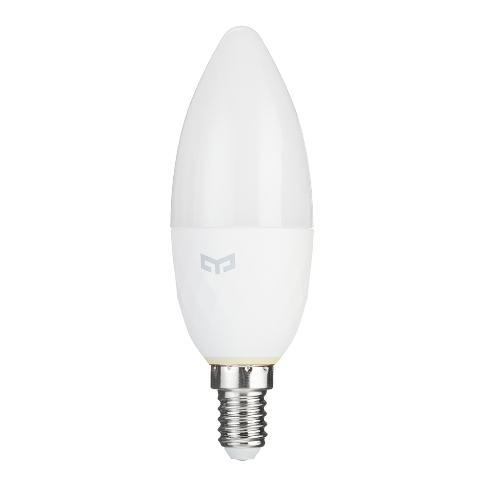 фото Лампа светодиодная e14 3,5 вт 250 лм 2700-6500к свеча 220 в yeelight smart home диммируемая
