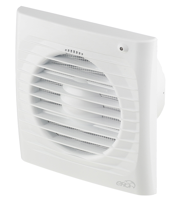 

Вентилятор осевой d100 мм 150х150 мм ERA 4S ET с таймером белый
