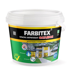 Краска акриловая Farbitex фасадная 3 кг