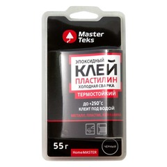 Клей холодная сварка MasterTeks HomeMaster термостойкий черный 55 г
