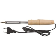 Паяльник электрический Fit 30 Вт 220 В деревянная ручка (60484)