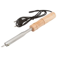 Паяльник электрический Fit 40 Вт 220 В деревянная ручка (60485)